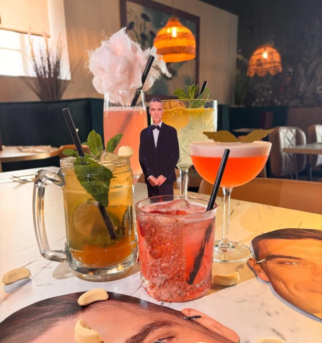 Let us entertain you! We’re turning up the sparkle ahead of Robbie Williams’ concert at Murrayfield with 5 exclusive cocktails, each inspired by a different side of the pop icon himself.

• Let us Gin’tertain you
• Rock DJ’rita
• Can-Candy
• Monkey Mojito
• Angels Daiquiri

Only available at our preparty on 31st May. Come raise a glass with us before the show!

Which one will you try first?

#RobbieWilliams #Murrayfield #PrePartyVibes #CocktailHour #LetUsEntertainYou #EdinburghEvents #SpecialEditionDrinks